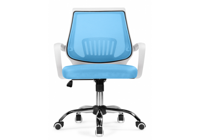 Компьютерное кресло Ergoplus blue / white (61x55x84)
