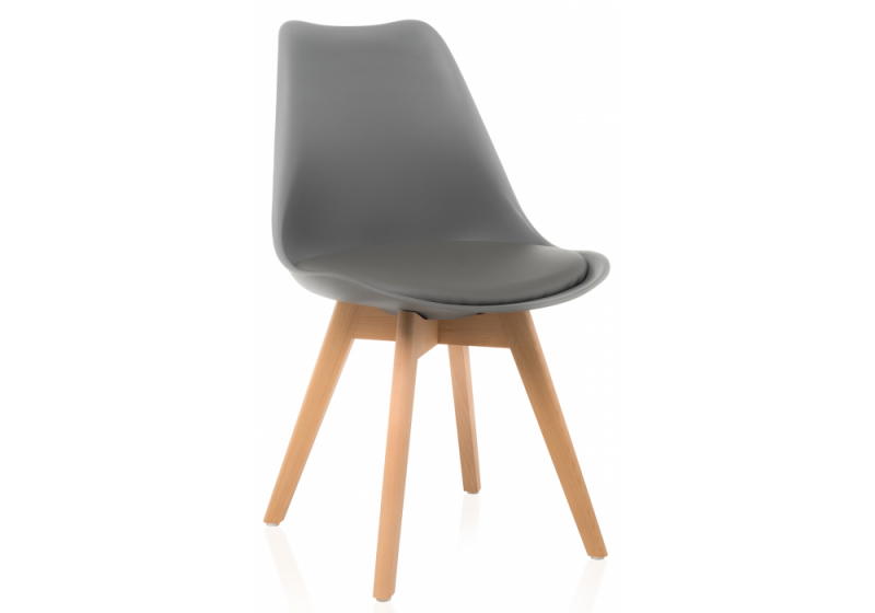 Пластиковый стул Bonuss dark gray (49x57x82). 