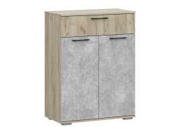 Комод Вальс КМ-800 дуб крафт серый / бетонный камень (80x40x105,6)