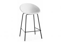 Барный стул Zeta white  / black (50x51x86)
