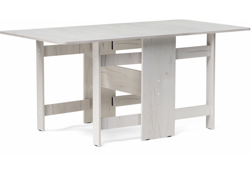 Стол деревянный Йентель дуб крафт белый (35x76). 