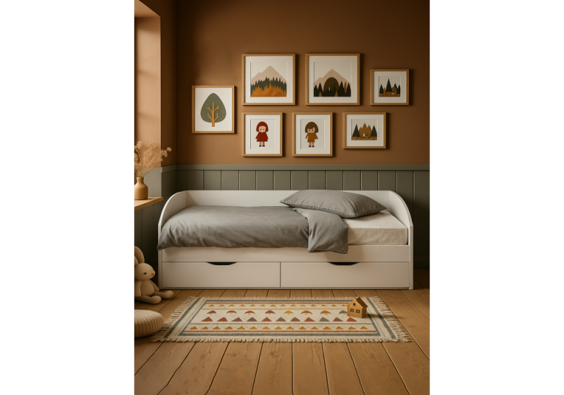 Кровать Эриол 90x200 белый (95)